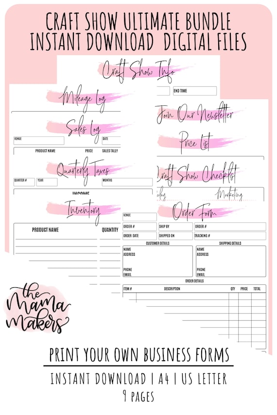 The Ultimate Craft Show Essentials Bundle Printables Craft - Etsy