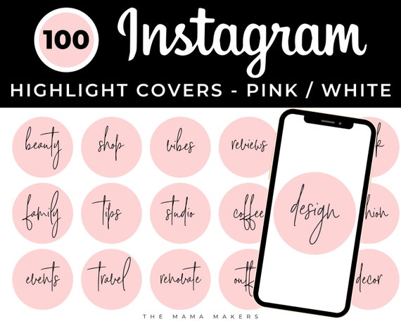 100 Instagram Story Highlight Covers Instagram Stories | Etsy