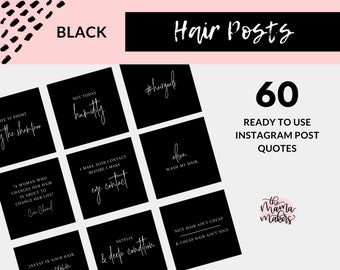 Hair Instagram Posts 60 Ready to Post Hair Instagram Quotes - Etsy Hair Instagram Posts 60 Ready to Post Hair Instagram Quotes - Etsy