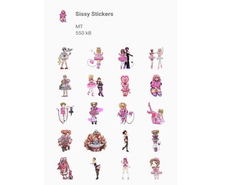 Sissy Sticker Pack für Whatsapp Android