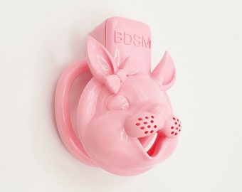 Cute Bunny Pink micro Sissy Chastity Device