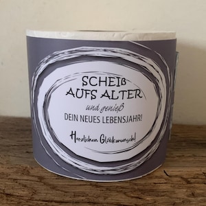 Lustiges Geldgeschenk zum Geburtstag – DIY Geldgeschenk Verpackung Klopapier | Digitaler Download | Witzige Geschenkidee zum Ausdrucken