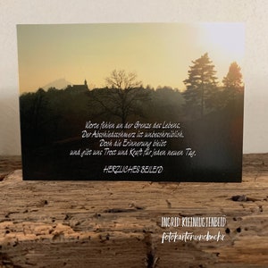 Worte fehlen an der Grenze des Lebens... • Trauerkarte • Beileidskarte • Kondolenzkarte