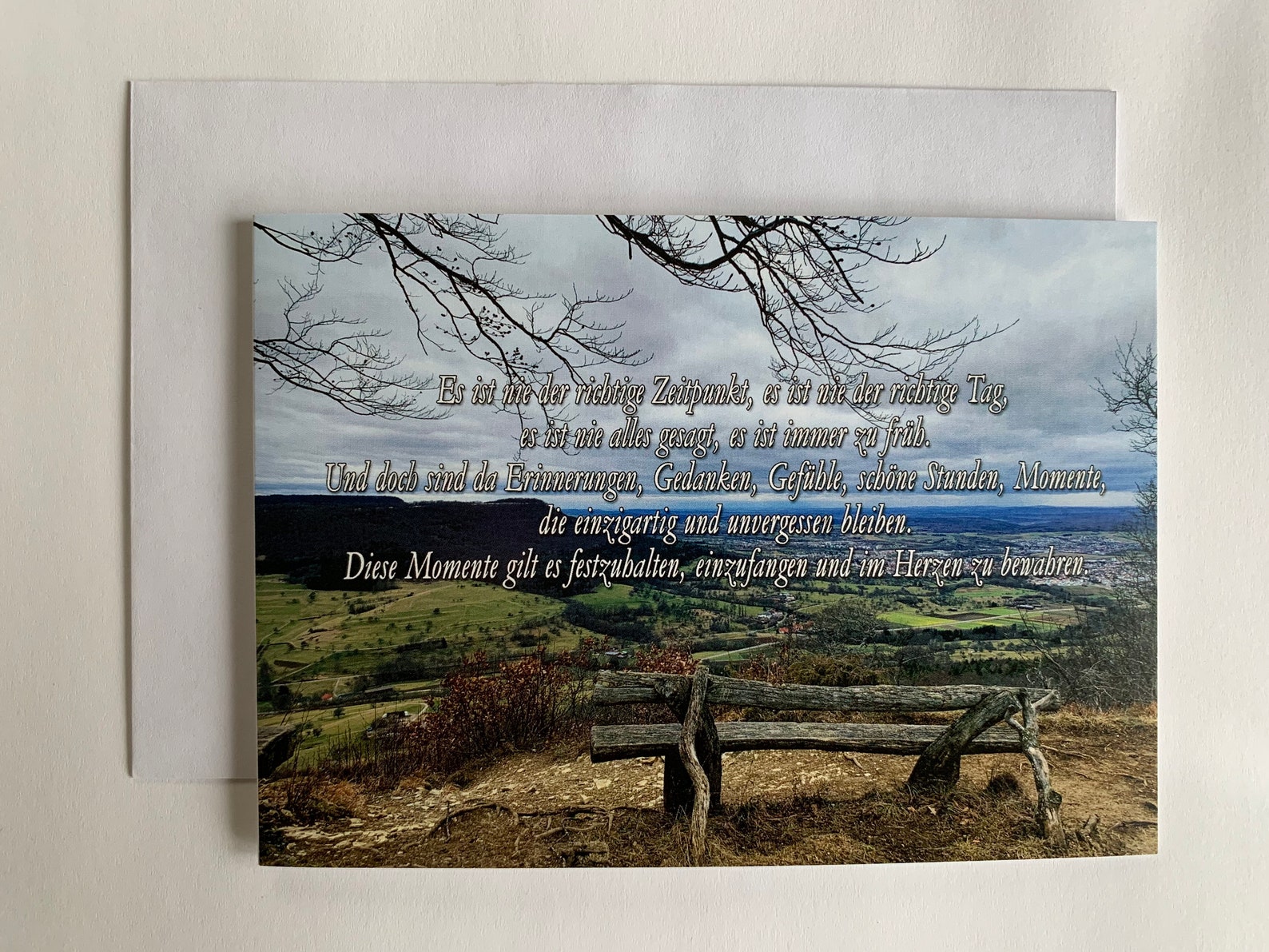 Trauerspruch Es Ist Nie Der Richtige Zeitpunkt www.etsy.com