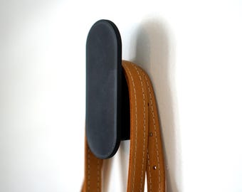 Modern Coat Hook: No Visible Screws, PLA Plastic, Smooth or Textured