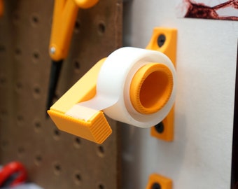 3 Pack - Wall Mount Tape Dispenser for Organized and Efficient Workspaces