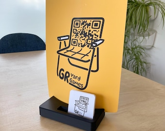 Compact Display Stand for Flyers & Business Cards – Stackable, Non-Slip, Custom Colors