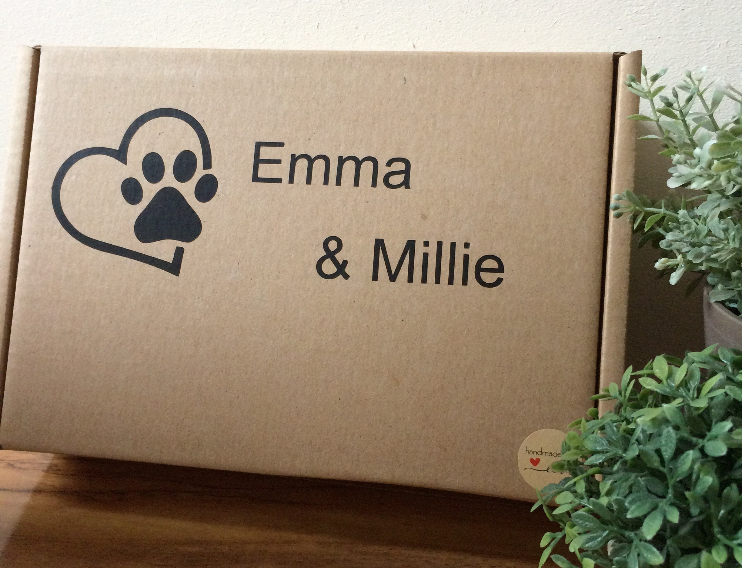 personalised dog hamper