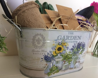 Gardening Hamper * 'Grow Your Own' Garden Hamper * Gardeners Present * Gift for Keen Gardener *