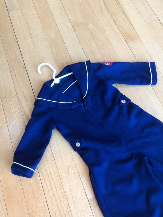 Adorable Vintage 1950s / 1960s Sailor Jumpsuit - image 3