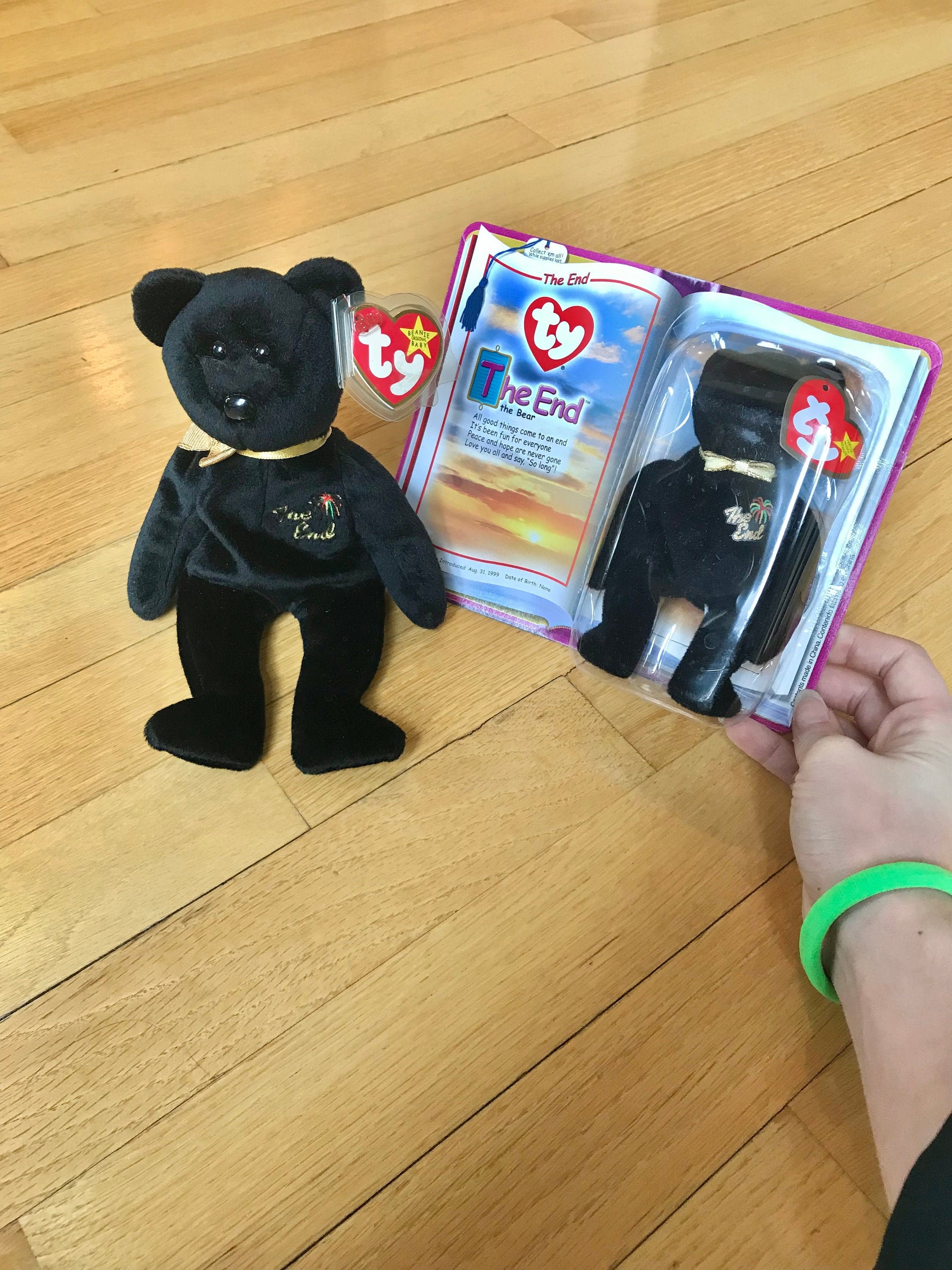 Collectible / Collectable Ty Original Beanie Baby “the End” Beanie