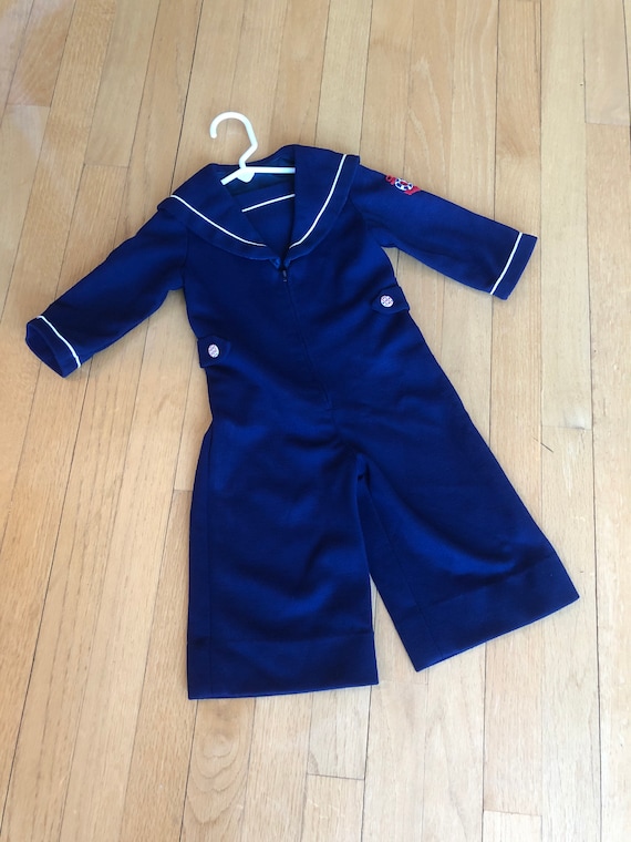 Adorable Vintage 1950s / 1960s Sailor Jumpsuit