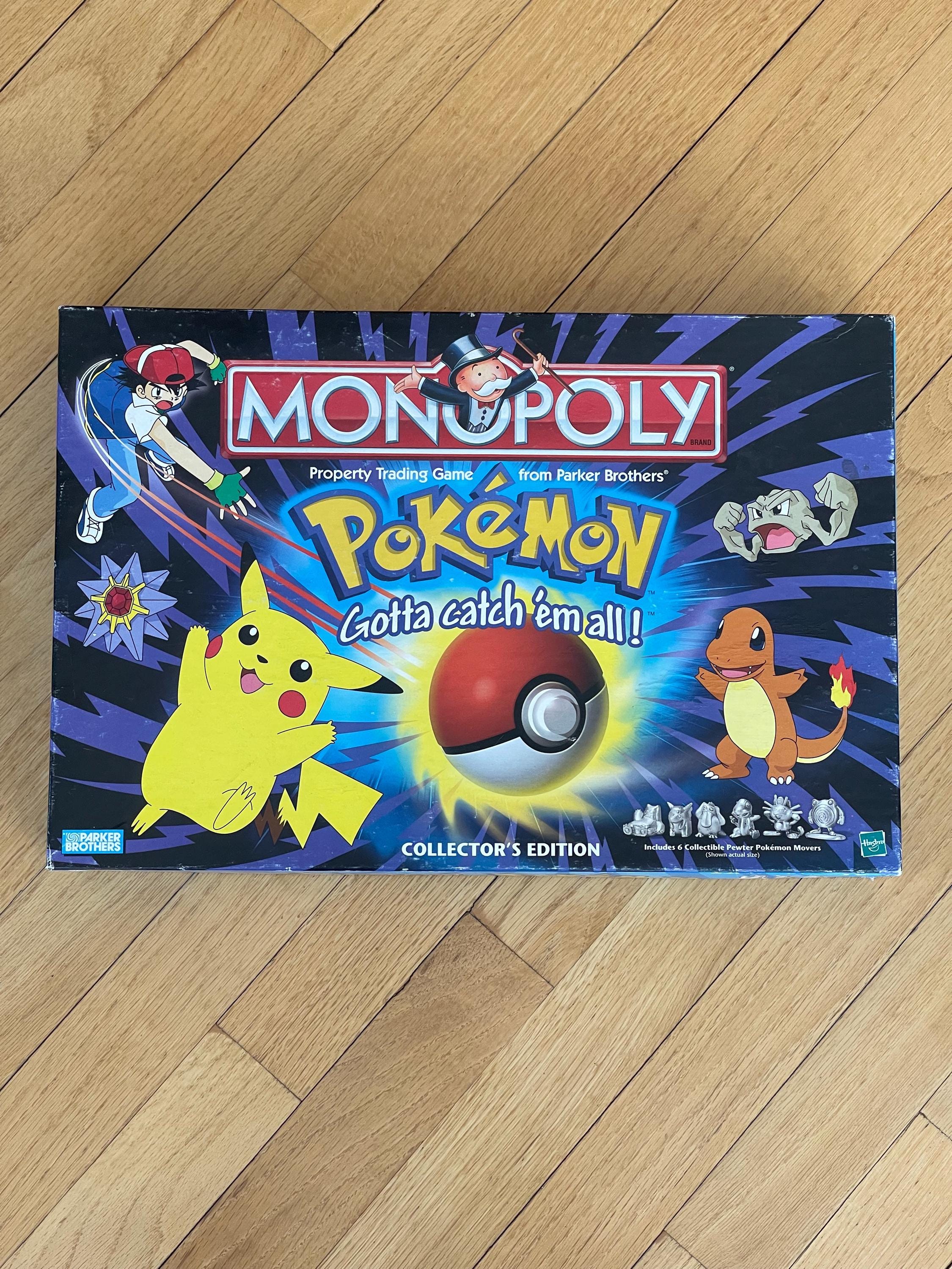 Vintage Parker Brothers Pokemon Monopoly Board Game - Etsy