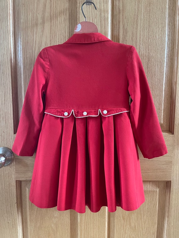 Vintage 1950s / 1960s Mid Century Mod Red Double … - image 4