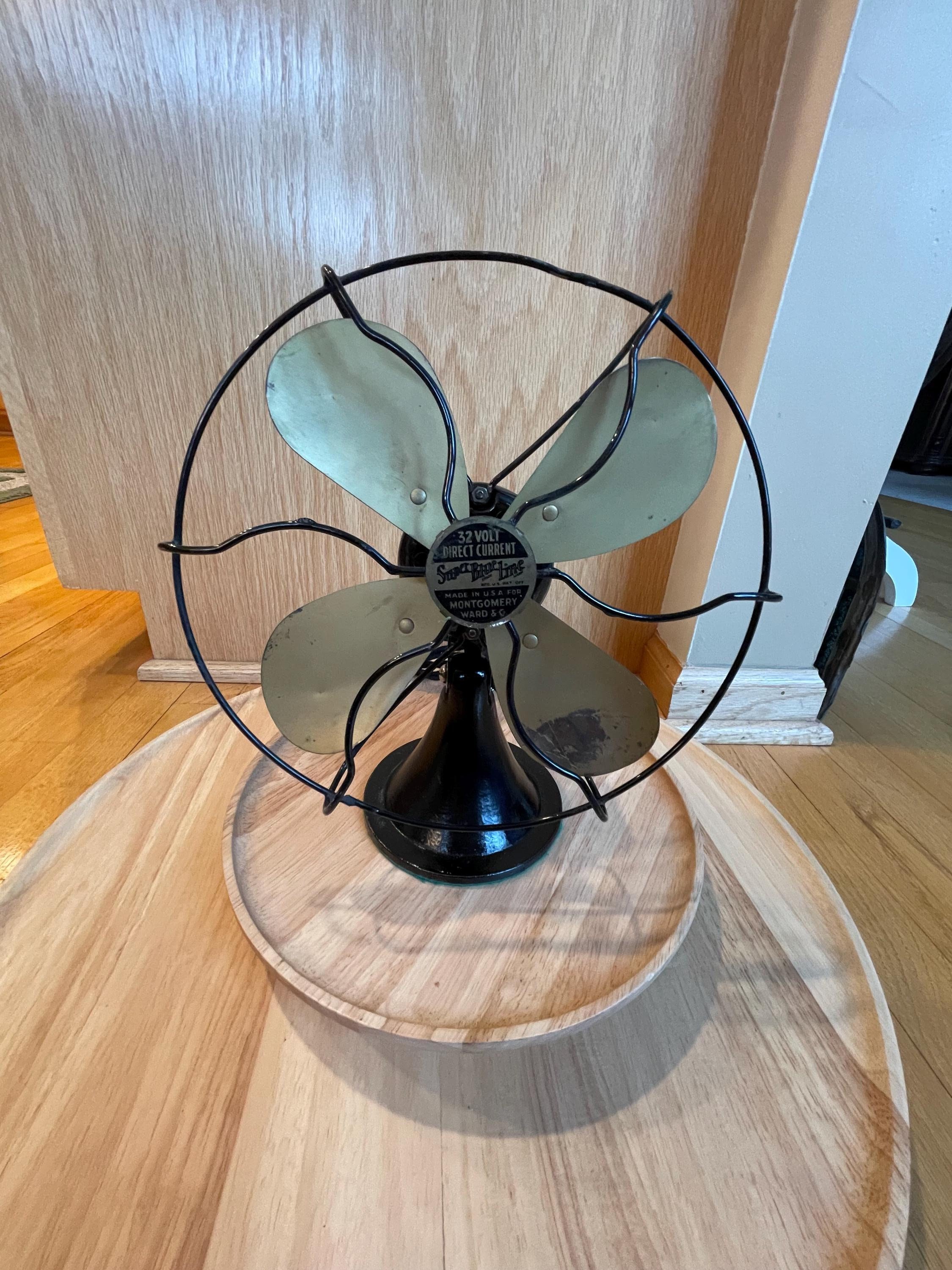 アンティーク扇風機 ＊モンゴメリー・ワード Montgomery Ward Fan - Etsy