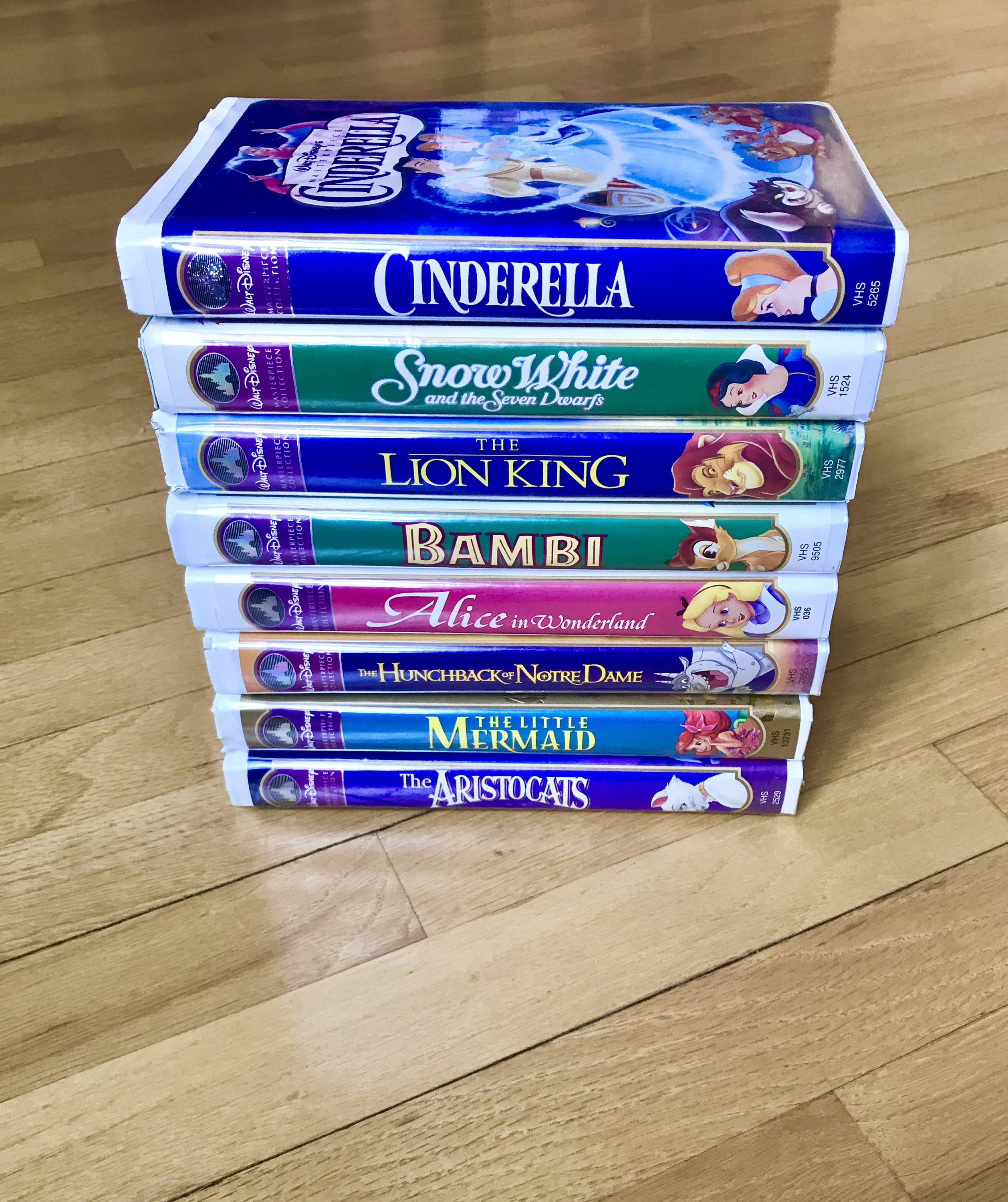 Buy Lot of 8 Disney Masterpiece Collection VHS: Little Mermaid