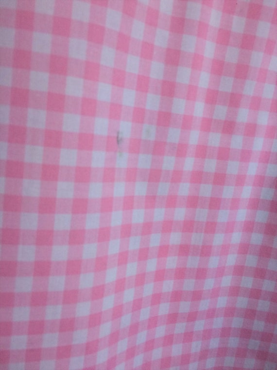 Cute Vintage 1960's Pink Gingham Toddler Dress - image 4