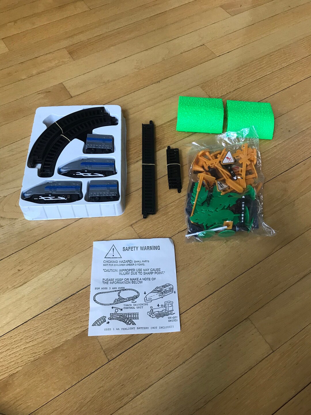 NIB Small Plastic Vintage Train Set Uses AA Battery - Etsy