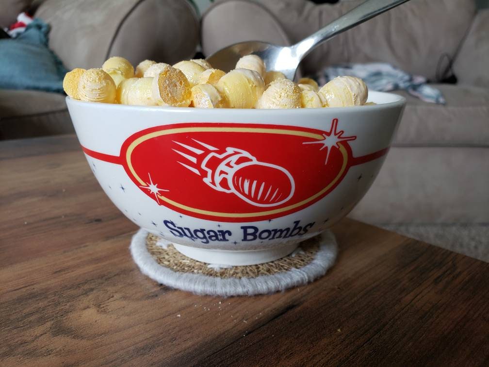 Sugar Bombs Lifelike Cast Resin Cereal Bowl Etsy