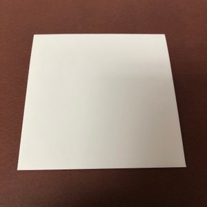 6 1/2" x 6 1/2" 17 x 17 cm Square Gummed Envelopes Pack of 25 Envelopes 28lb White Envelopes For Announcements, Invitations, Cards SGE6H6H