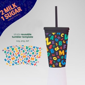 REGALO PARA MAESTROS ⟡ Envoltura sin costuras ⟡ Envoltura para vaso Strata de 16 oz ⟡ png ⟡ dxf ⟡ Archivos SVG para Cricut ⟡ Silueta ⟡ Descargar ⟡ Archivo de corte ⟡ Diseño