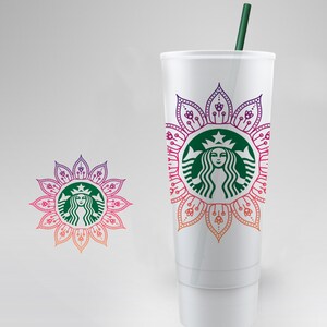 Download Mandala Starbucks Cup Wrap Reusable Svg Png Custom Etsy