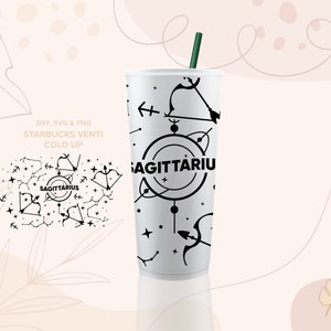 SAGITÁRIO sem furo ⟡ arquivo de corte svg ⟡ sag svg para copo Sbux ⟡ arquivos png dxf svg para cricut ⟡ silhueta ⟡ signos ⟡ horóscopo do zodíaco