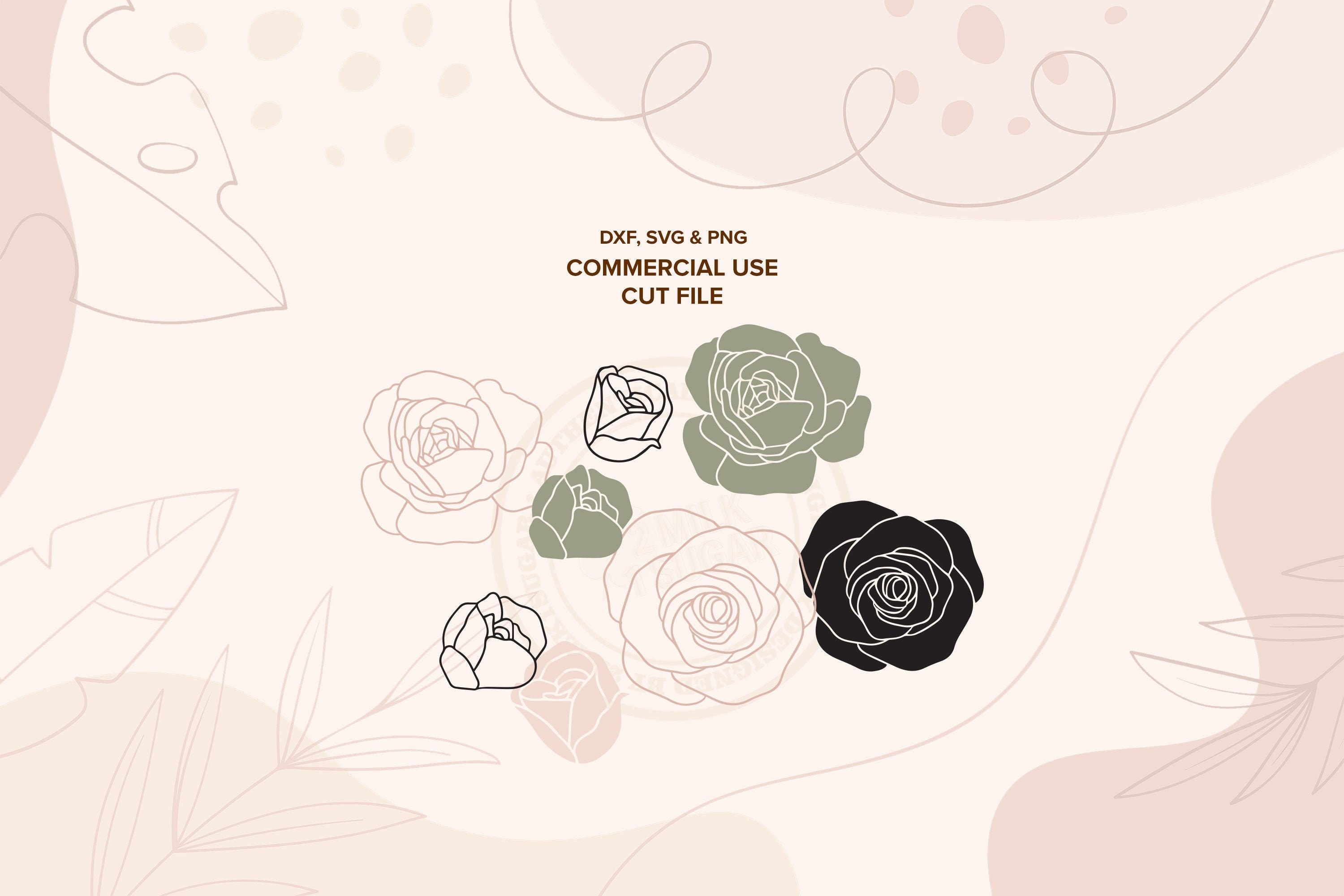 RADIANT ROSES MINI ⟡ rose flower svg cut files for cricut, rose clipa…