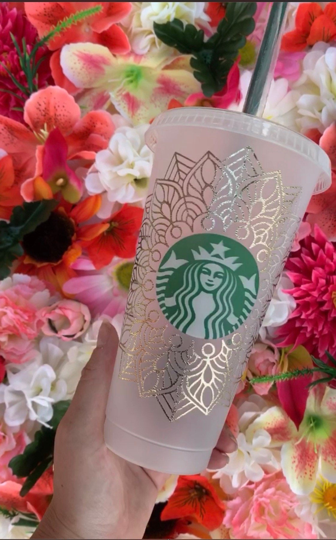 Download MANDALA / Starbucks Cup Wrap / Reusable / Svg / Png / Custom | Etsy