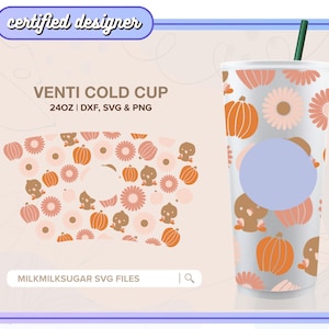 TURKIJE TIJD ⟡ herfst, dankbaar, herfst, Thanksgiving Sbux venti gesneden wrap-bestand met svg, png- en dxf-bestanden voor de cricut en silhouette