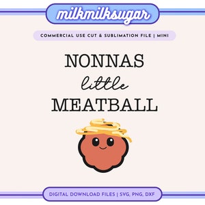 File di taglio SVG per TUTINA per NEONATO per Cricut e Silhouette, Cricut SVG PNG DXF, Citazione della nonna SVG, Polpetta della nonna, Tutina della nonna, Maglietta per neonati