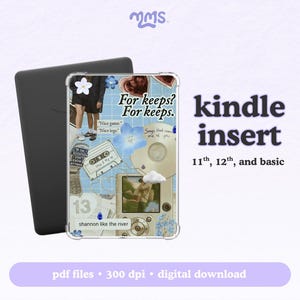 Inserción para Kindle inspirada en Boys of Tommen, imprimible para Kindle, pegatinas para Kindle, descarga digital de inserto transparente, accesorios para Kindle, encuadernación 13
