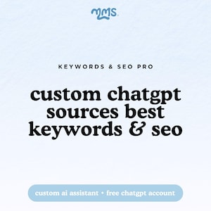 Asistente profesional de palabras clave y SEO para Etsy / ChatGPT personalizado para pequeñas empresas / Asistente para crear listados completos / Descarga digital de moda