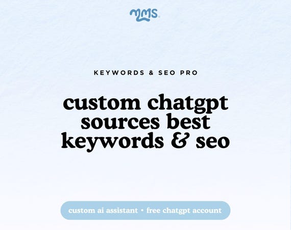 Etsy Keywords & SEO Pro Assistant | Custom ChatGPT for Small Business | Assistant for Creating Complete Listings | Trending Digital Download