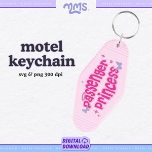 Arquivo de corte SVG para chaveiro de motel para Cricut e Silhouette, citação engraçada SVG, chaveiro vintage SVG, SVG para chaveiro | Princesa Passageira