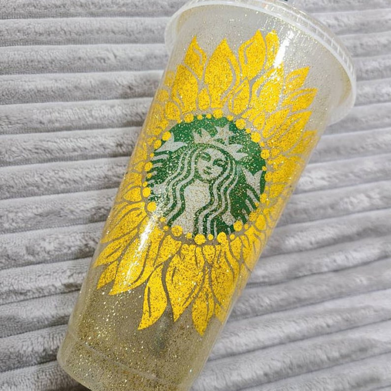 WILD SUNFLOWER Starbucks Cup Reusable Svg Png | Etsy