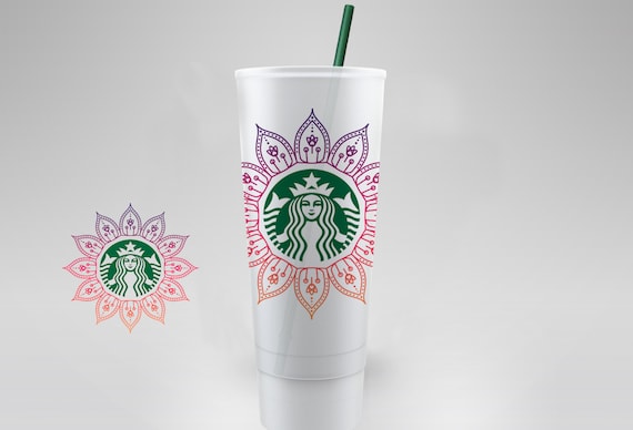 Download Mandala Starbucks Cup Reusable Svg Png Custom Cut Etsy