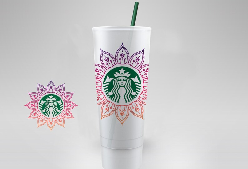 Download Mandala Starbucks Cup Reusable Svg Png Custom Cut Etsy