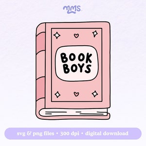 Namorado de livro SVG PNG para Cricut, Livro picante Booktok, SVG literário, Homens fictícios para adesivos, marcadores de página, camisetas, copos e chaveiros Libbey