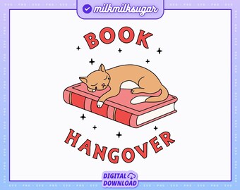 Book Lover Svg Cut File For Cricut, Booktok Svg, Bookish, Book Svg For Stickers, Bookmarks, Shirts, Libbey Cups & Keychains | Book Hangover