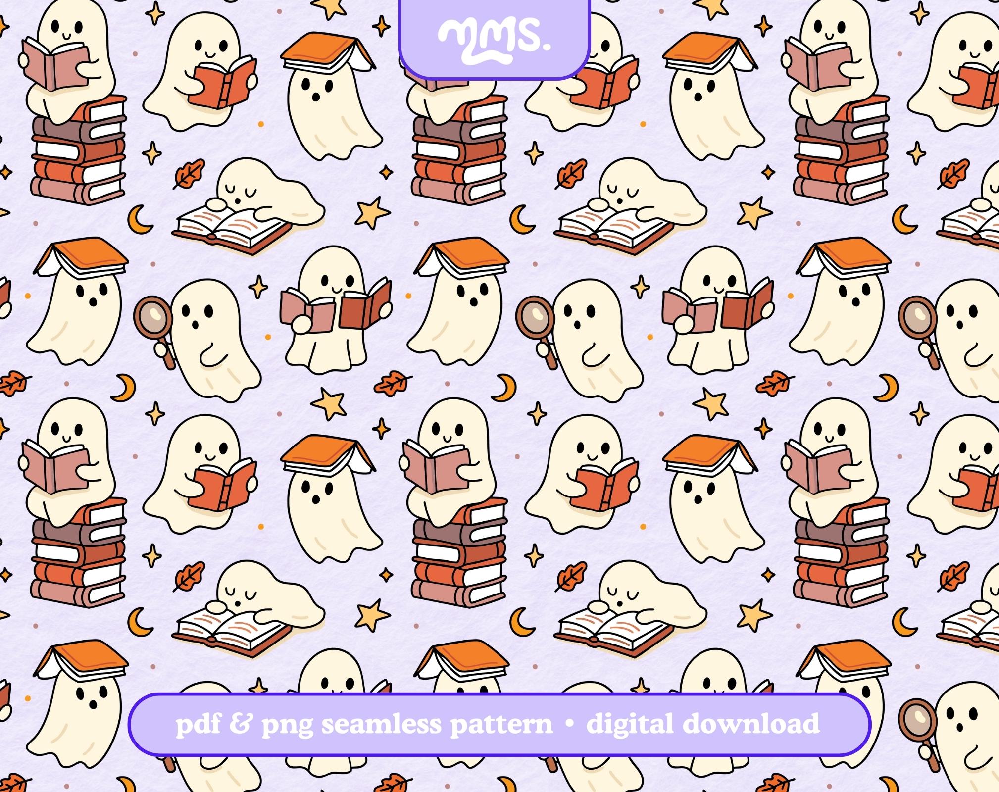 Hot Ghoul Book Club Pattern File for Sublimation or Printing, Cute ...