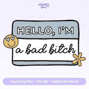 File di taglio SVG "CAGNA CATTIVA" per Cricut e Silhouette, file SVG "Femminismo", file SVG "Storia delle donne", file SVG "Diritti delle donne", file SVG "Femminista", file SVG "Girl Power", file SVG "Donna"