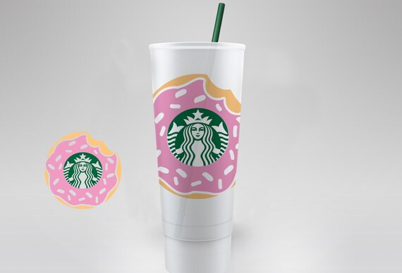 Download Donut Love Starbucks Cup Wrap Reusable Svg Png Etsy