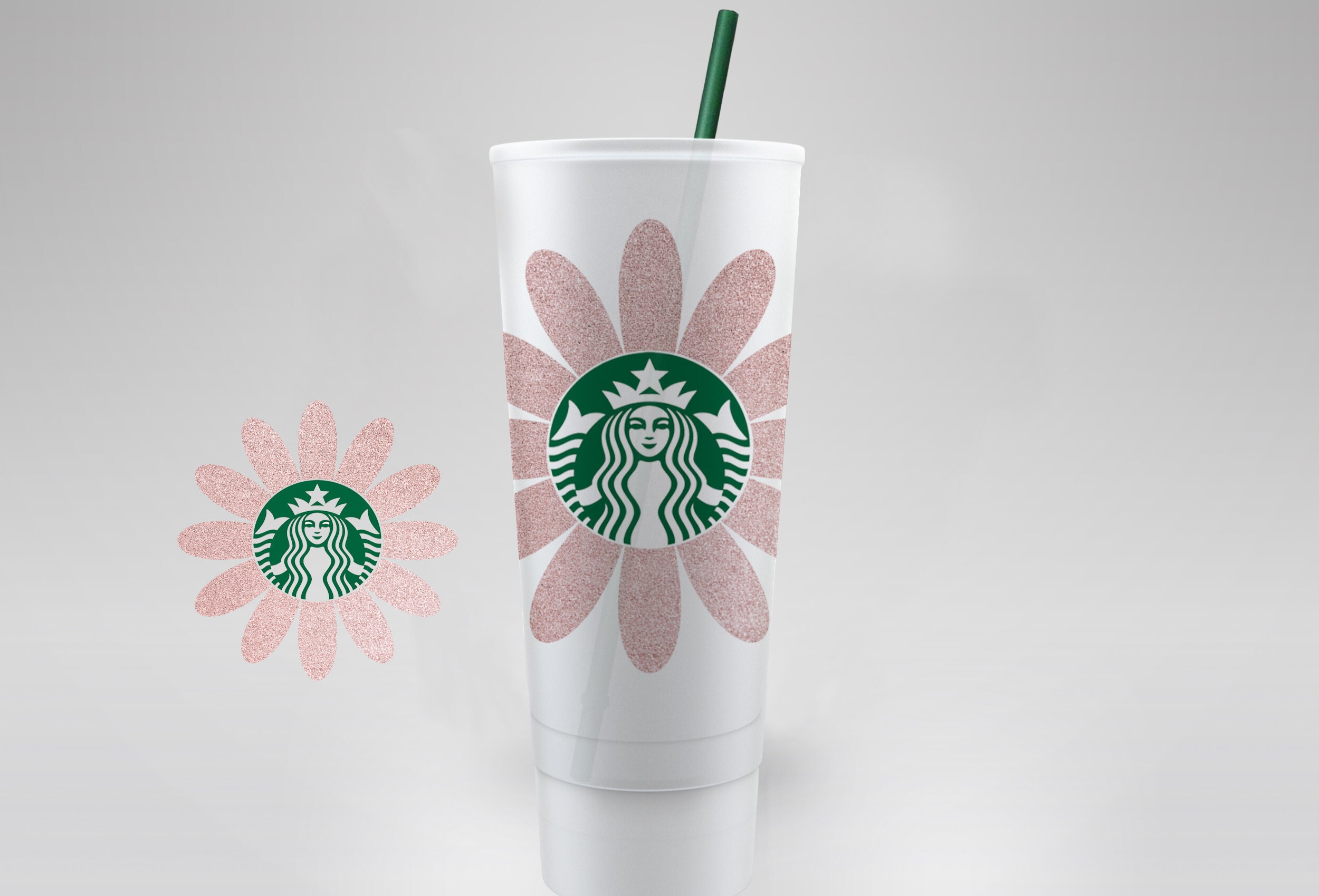 Download Daisy Flower Starbucks Cup Reusable Svg Png Custom Cut File Cricut Silhouette Cameo Diy Vinyl Sticker