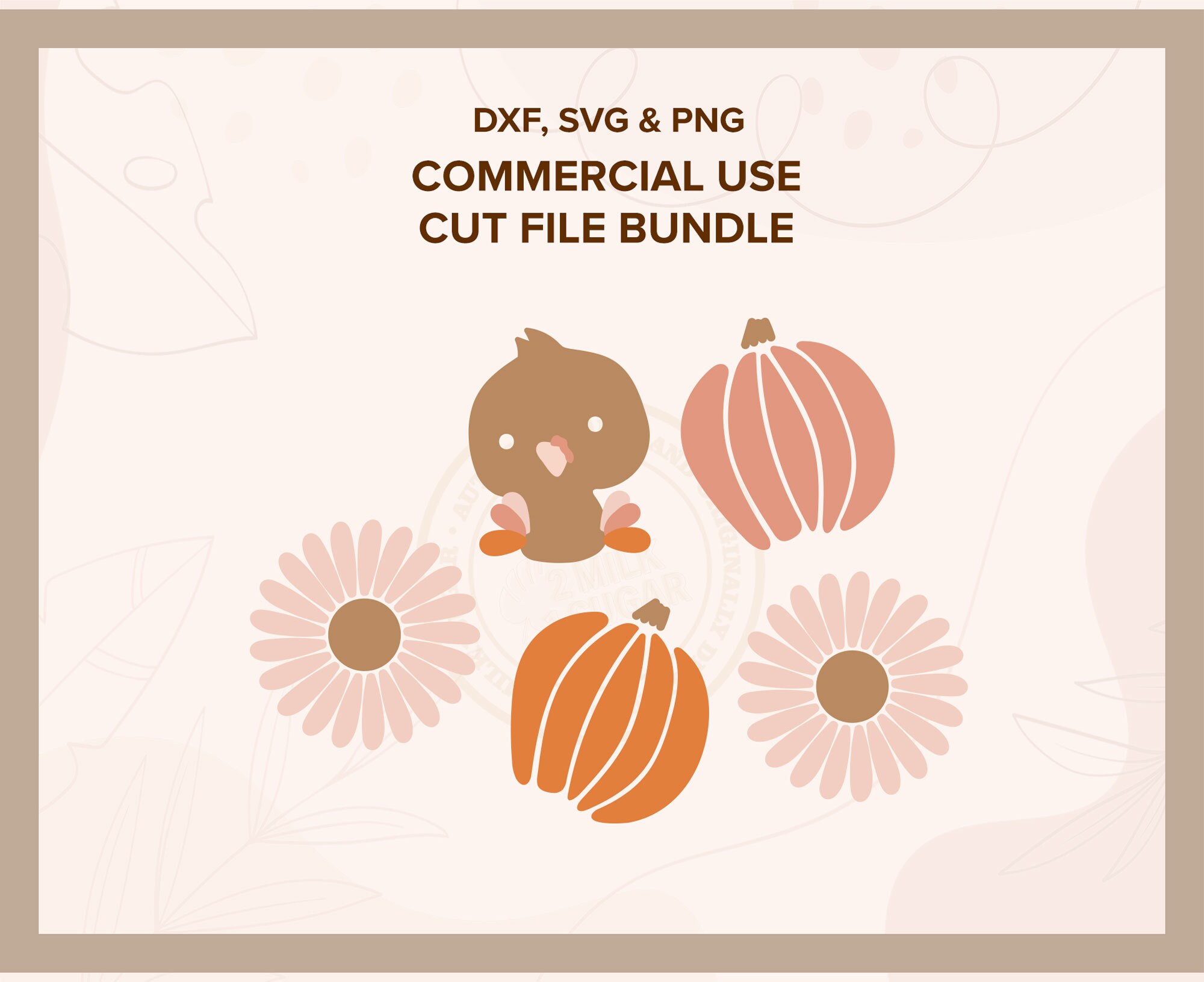 TURKEY TIME BUNDLE ⟡ fall, thanksgiving svg cut files for cricut, sub…