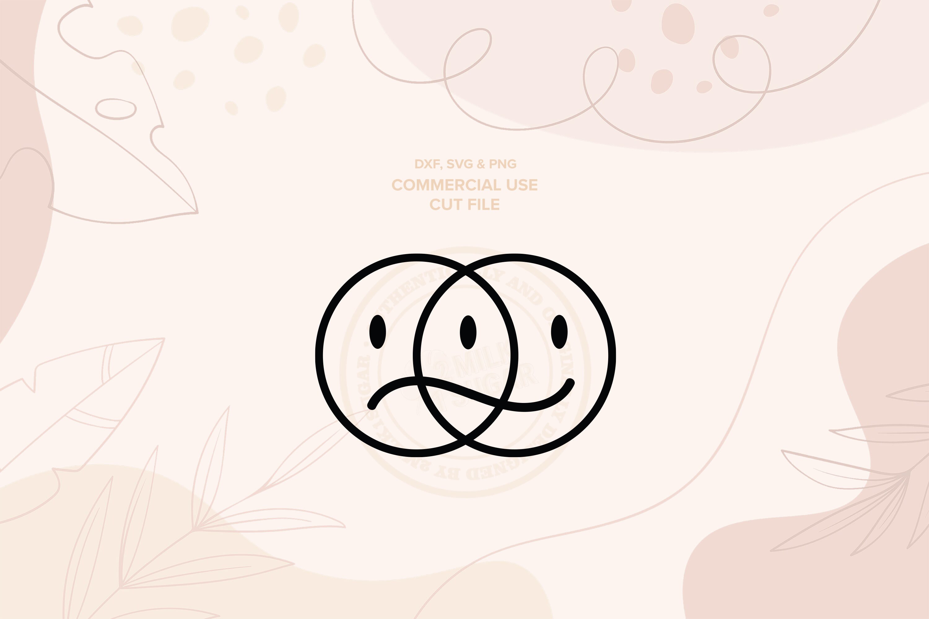 NOT SURE MINI ⟡ svg cut files for cricut, silhouette svg, smiley face…