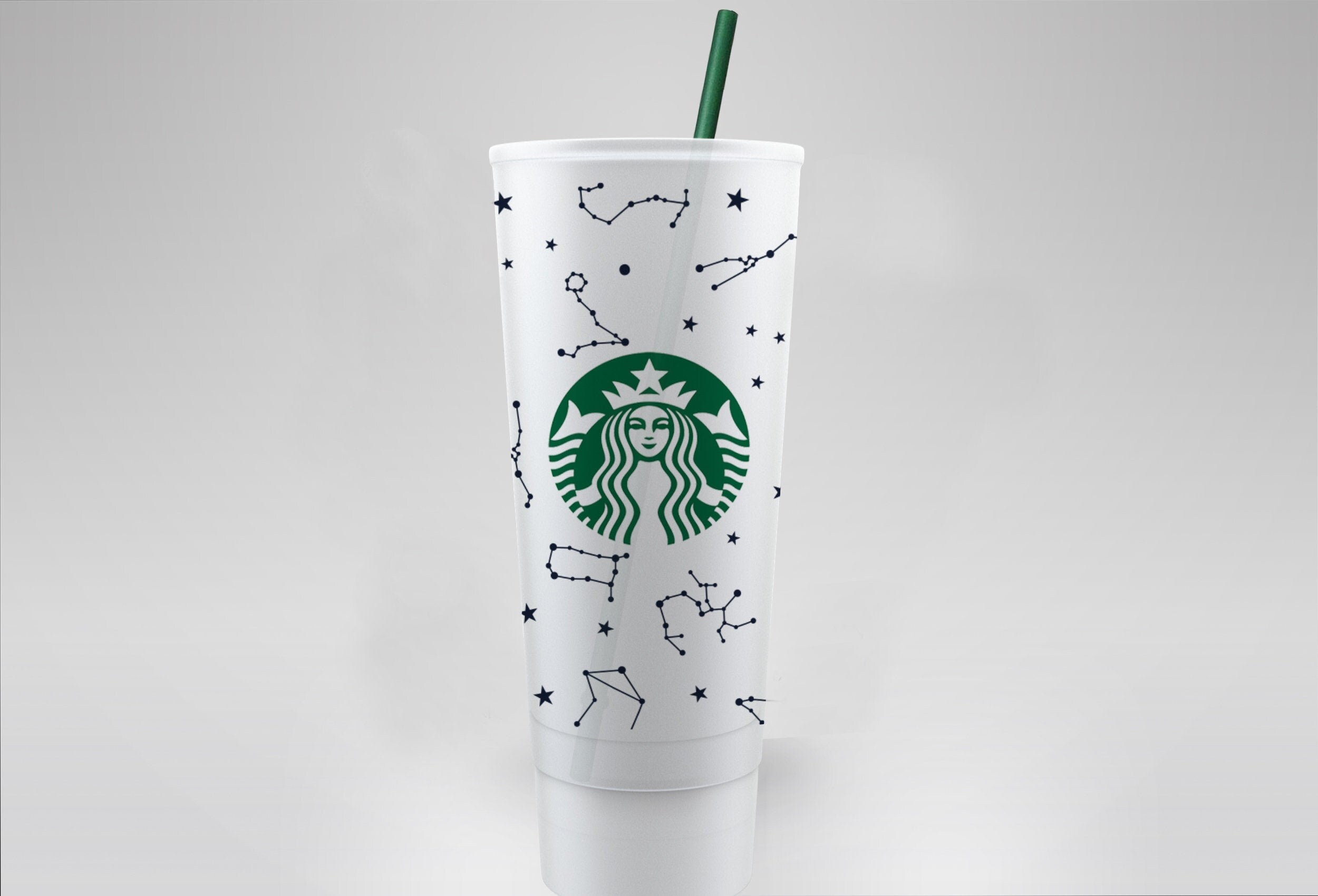 ZODIAC Full Wrap ⟡ SEAMLESS ⟡ Animal Starbucks Cup ⟡ Reusable ⟡ Svg ⟡…