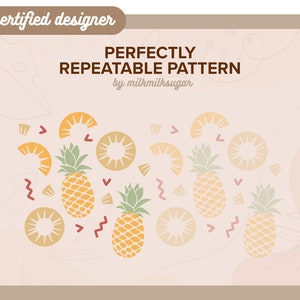 ANANAS PATROON SVG-bestand knippen voor Cricut of silhouet, fruit sublimatie ontwerp, fruit bundel Svg, tropische png | Pineapple Express