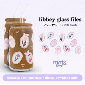 Valentines Love Letters Libbey 16oz and 20oz Can Glass Wrap, Beer Can Valentines Svg, Trendy Valentines Stamps, Girly Valentines Svg Png