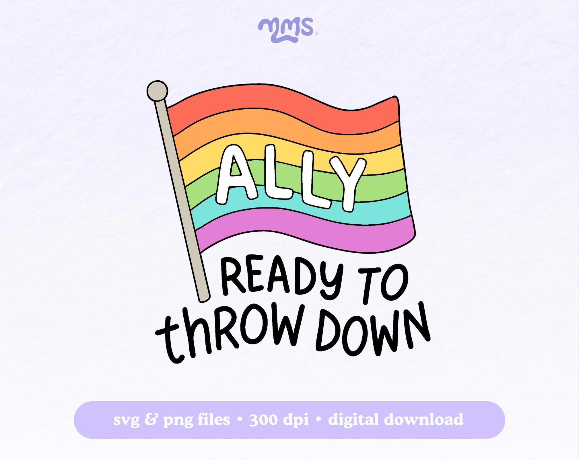 Pride Svg Png Cut File, Rainbow Pride Flag Digital Design, Straight ...